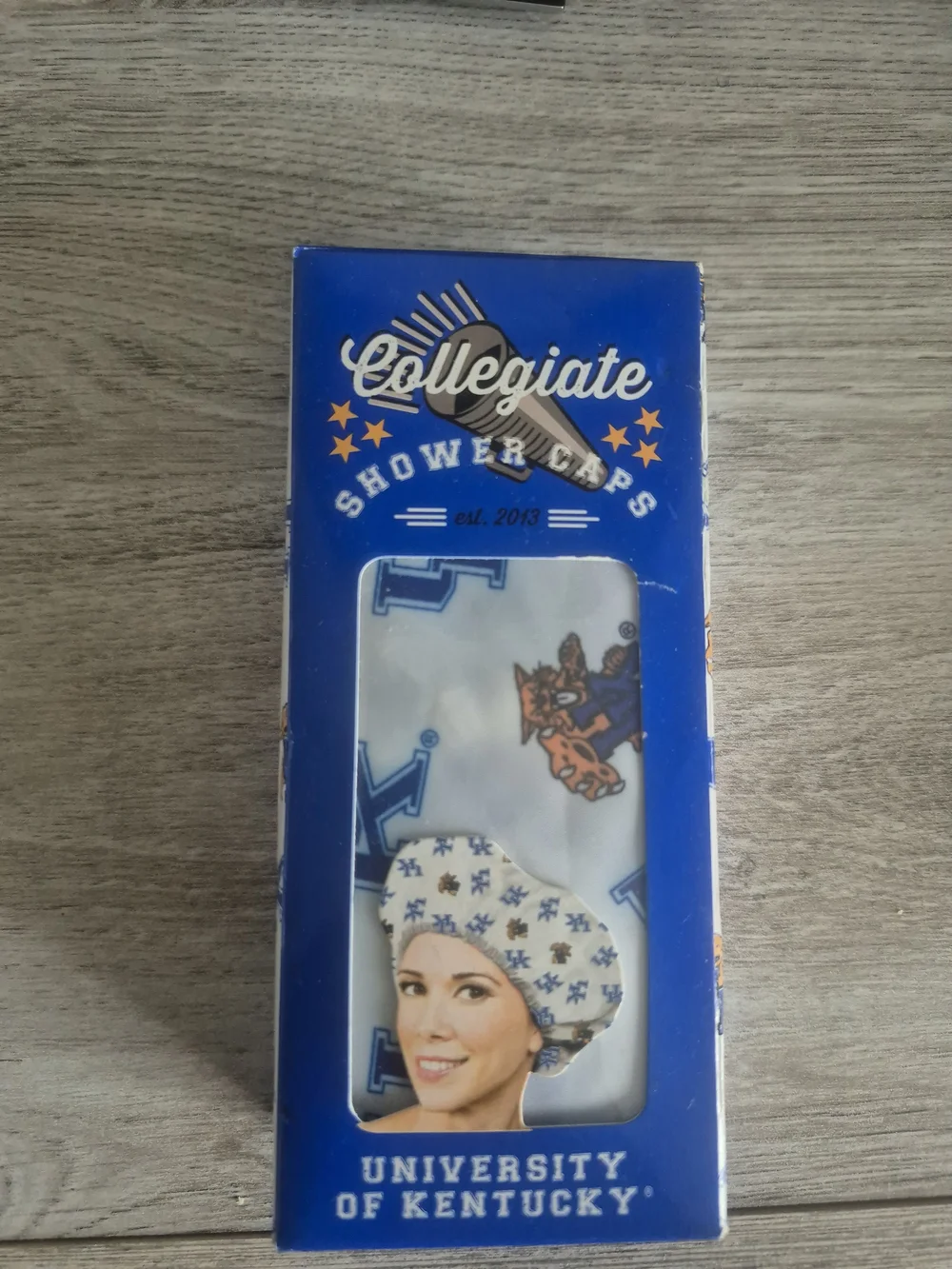 University of Kentucky Collegiate Shower Cap - Blue & White